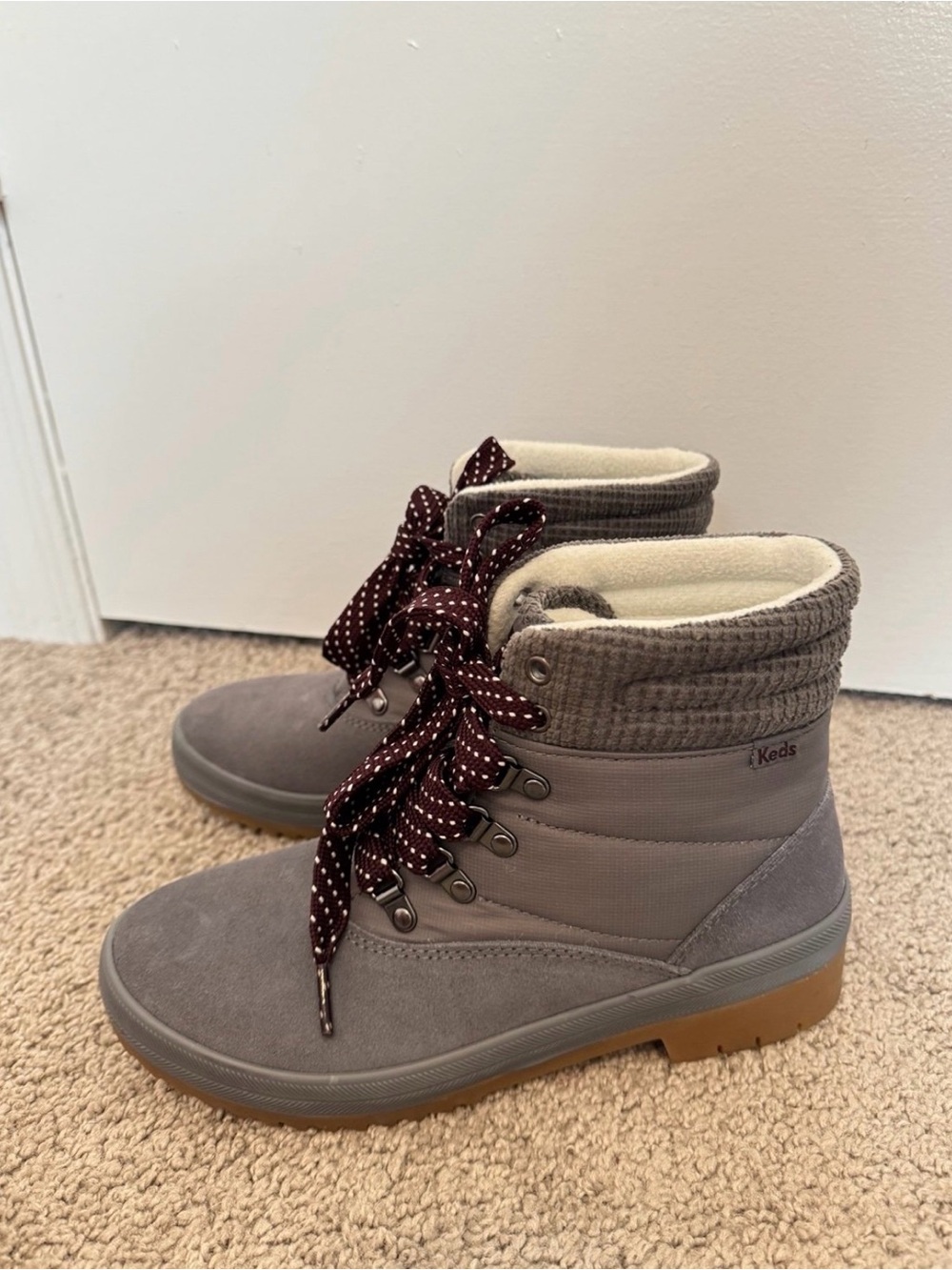 Keds Camp Boot Grey Size 7